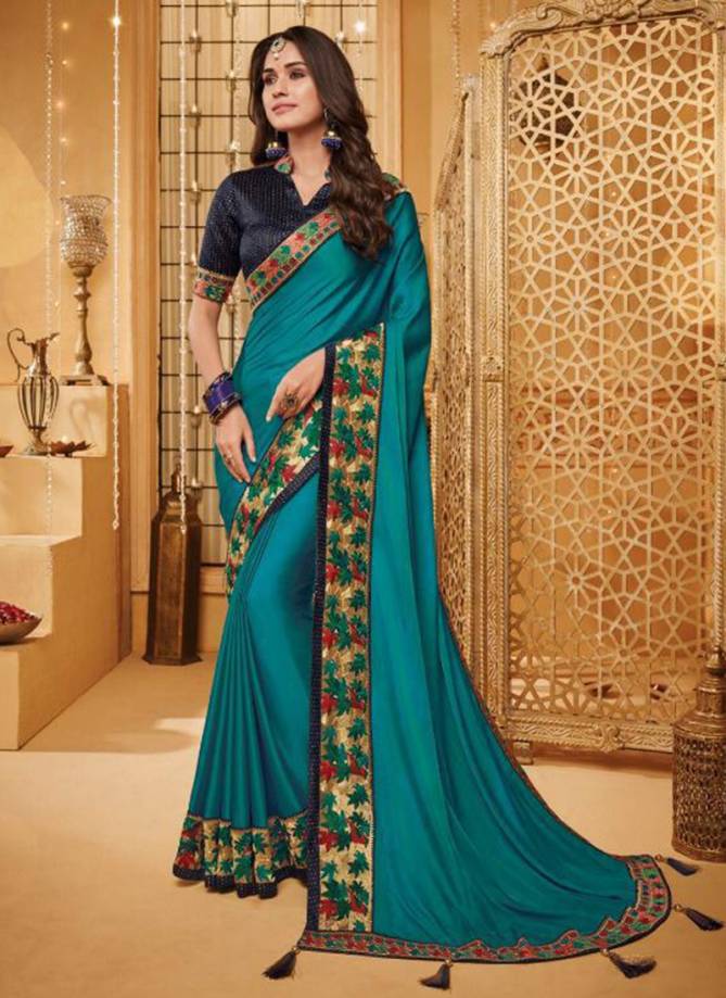 VANYA VOL 13 Fancy Designer Stylish Festive And Wedding Wear Fancy Silk Latest Saree Collection
